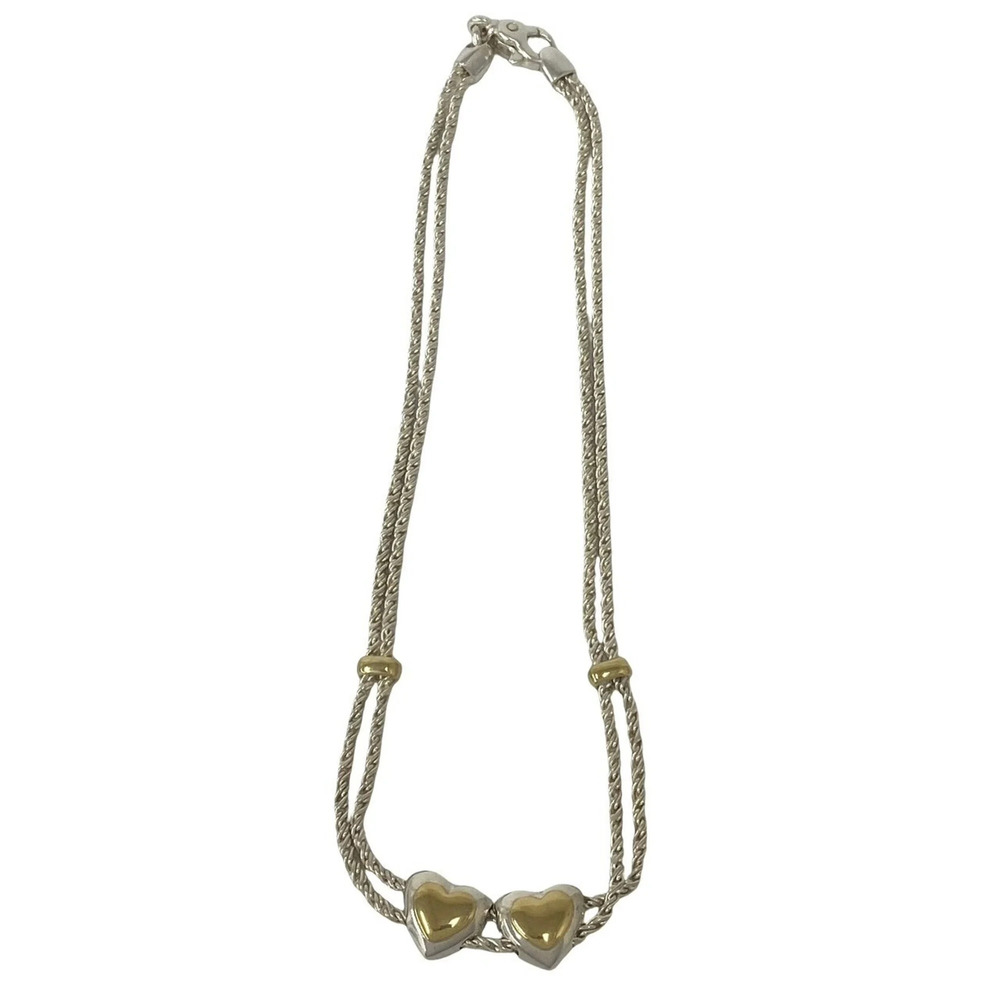 TIFFANY 18k Gold Heart Necklace